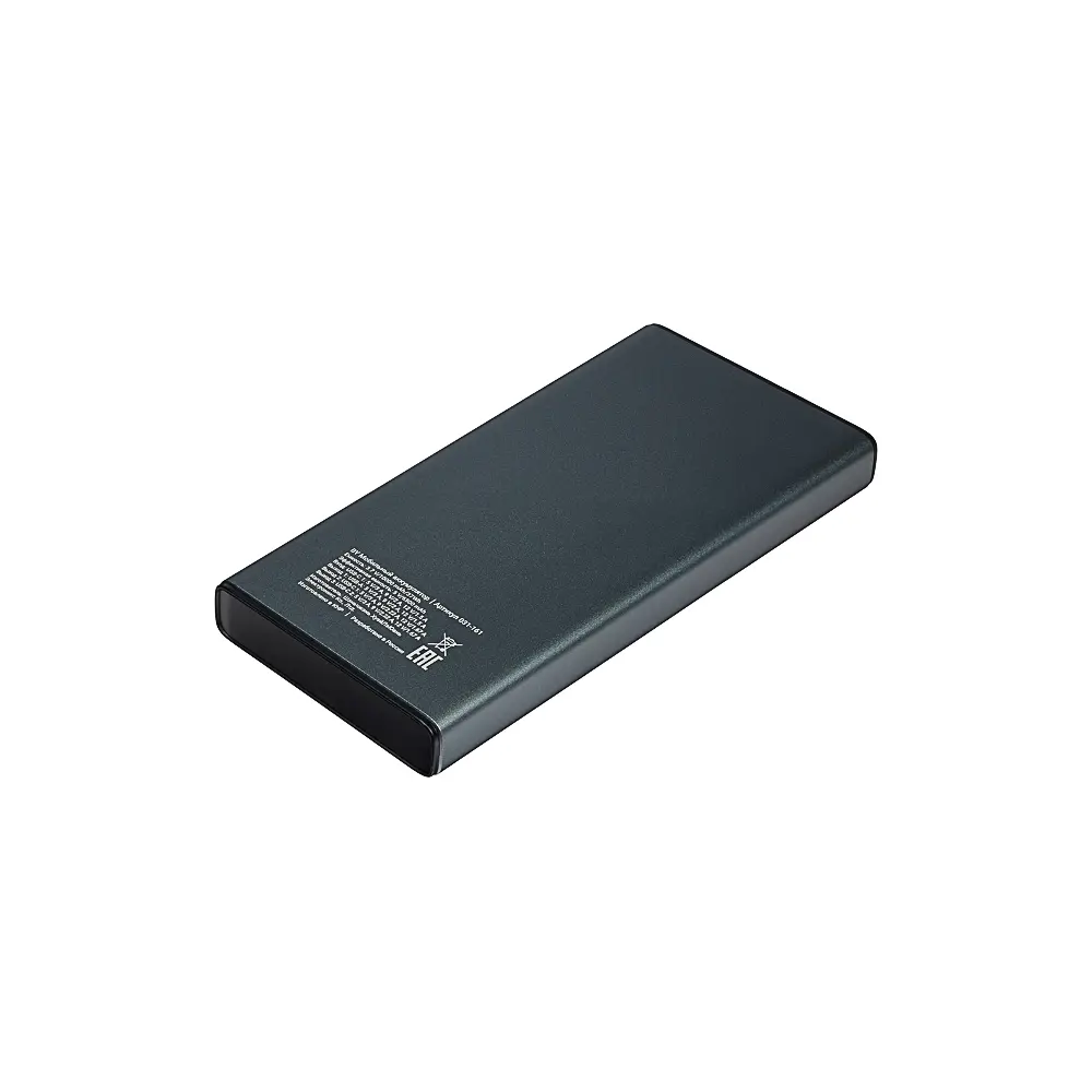 Аккумулятор мобильный BY Voyager, 10000 мАч, 1xUSB-A, 2xUSB-C, 20W, 3A, металл, серый - #6