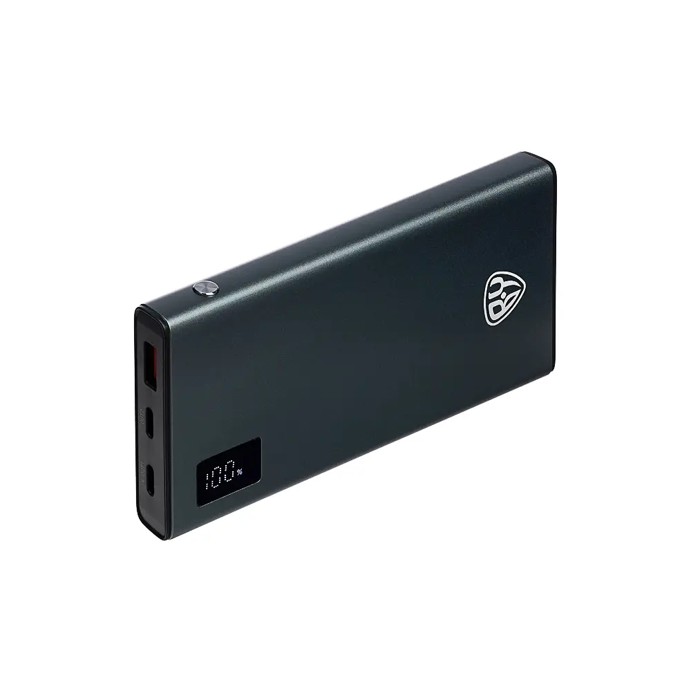 Аккумулятор мобильный BY Voyager, 10000 мАч, 1xUSB-A, 2xUSB-C, 20W, 3A, металл, серый - #8