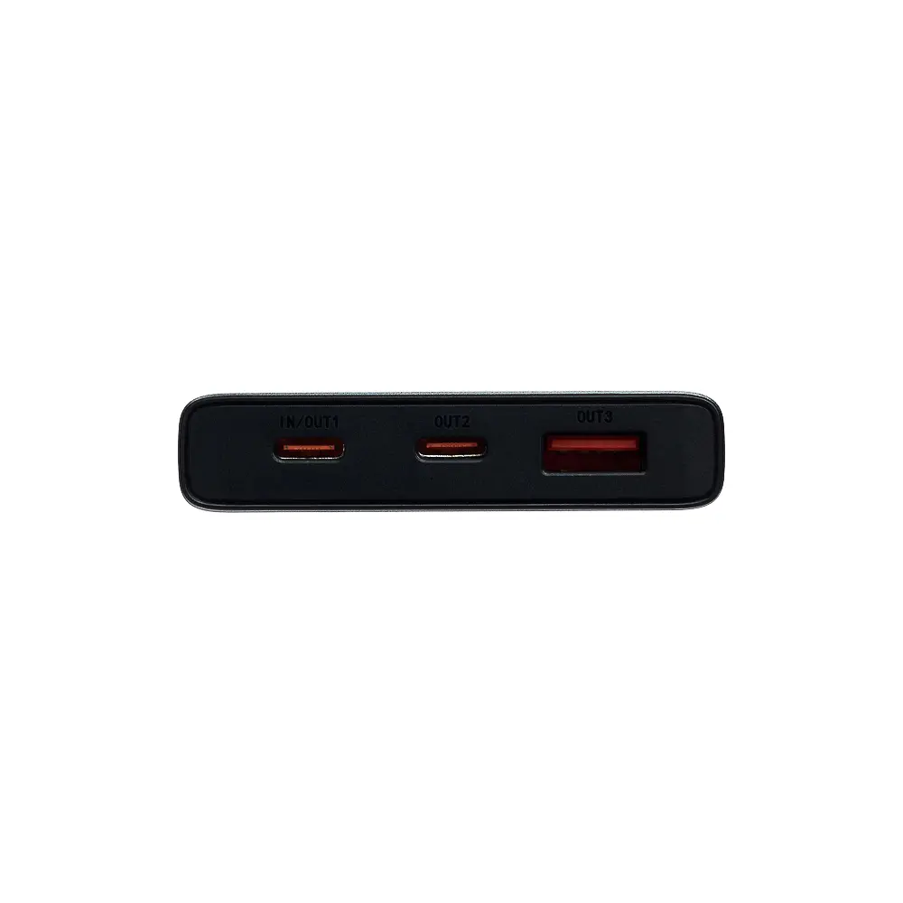Аккумулятор мобильный BY Voyager, 10000 мАч, 1xUSB-A, 2xUSB-C, 20W, 3A, металл, серый - #9