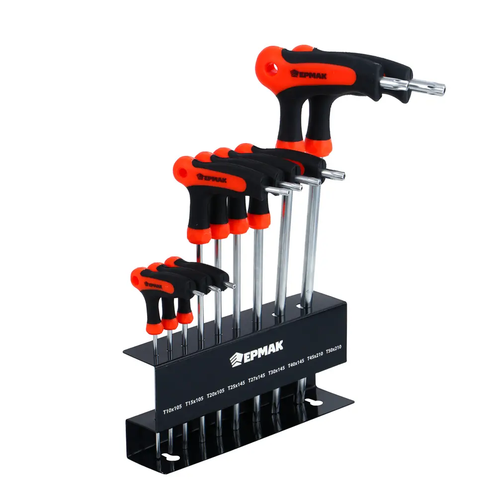 ЕРМАК Набор Т-образных имбусовых ключей Torx T10-T15-T20-T25-T27-T30-T40-T45-T50 - #1