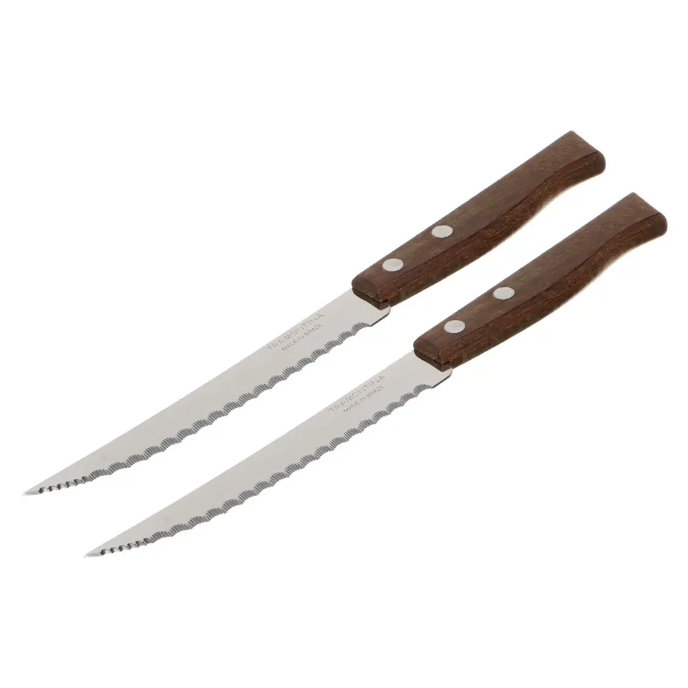 Tramontina Tradicional Нож кухонный с зубцами 12.7см, блистер, цена за 2шт., 22271/205 - #1