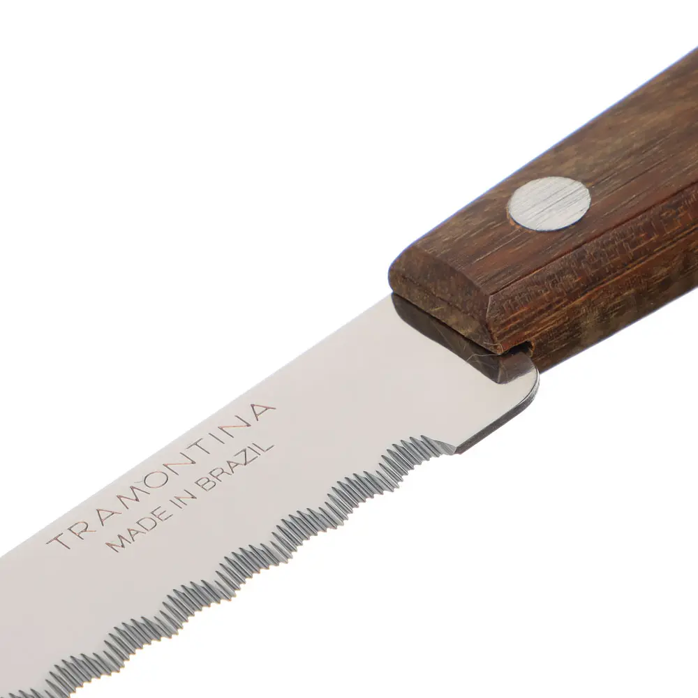 Tramontina Tradicional Нож кухонный с зубцами 12.7см, блистер, цена за 2шт., 22271/205 - #4