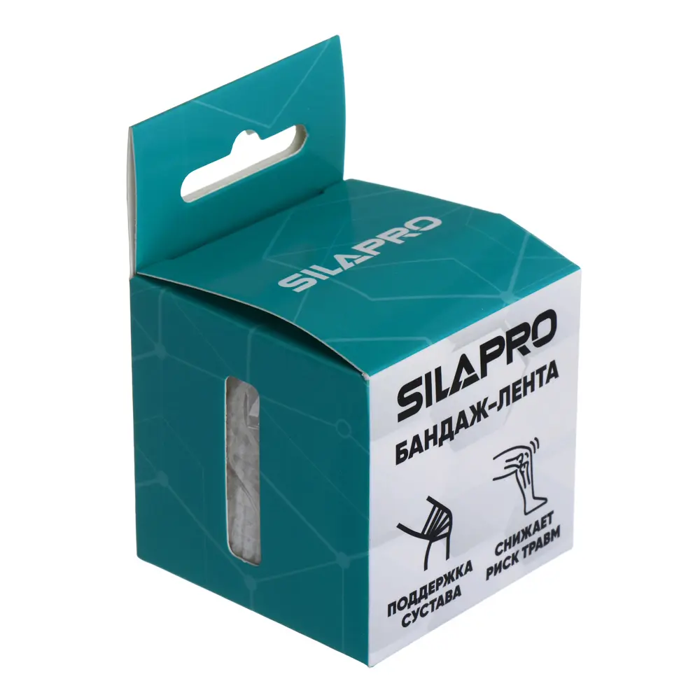 SILAPRO Бандаж лента, 4.5м, 5см, нетканый материал - #6