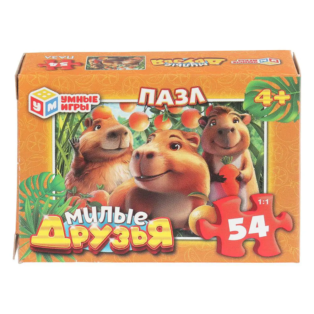 Пазл 54 элемента, 10,5х2,5х6,5см в ассортименте - #12