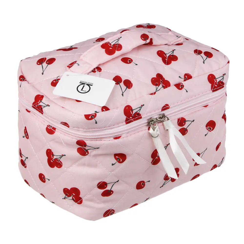 Косметичка - сундучок тм ЮL Cherry Blossom 23х14х14 см, полиэстер, 3 цвета - #6