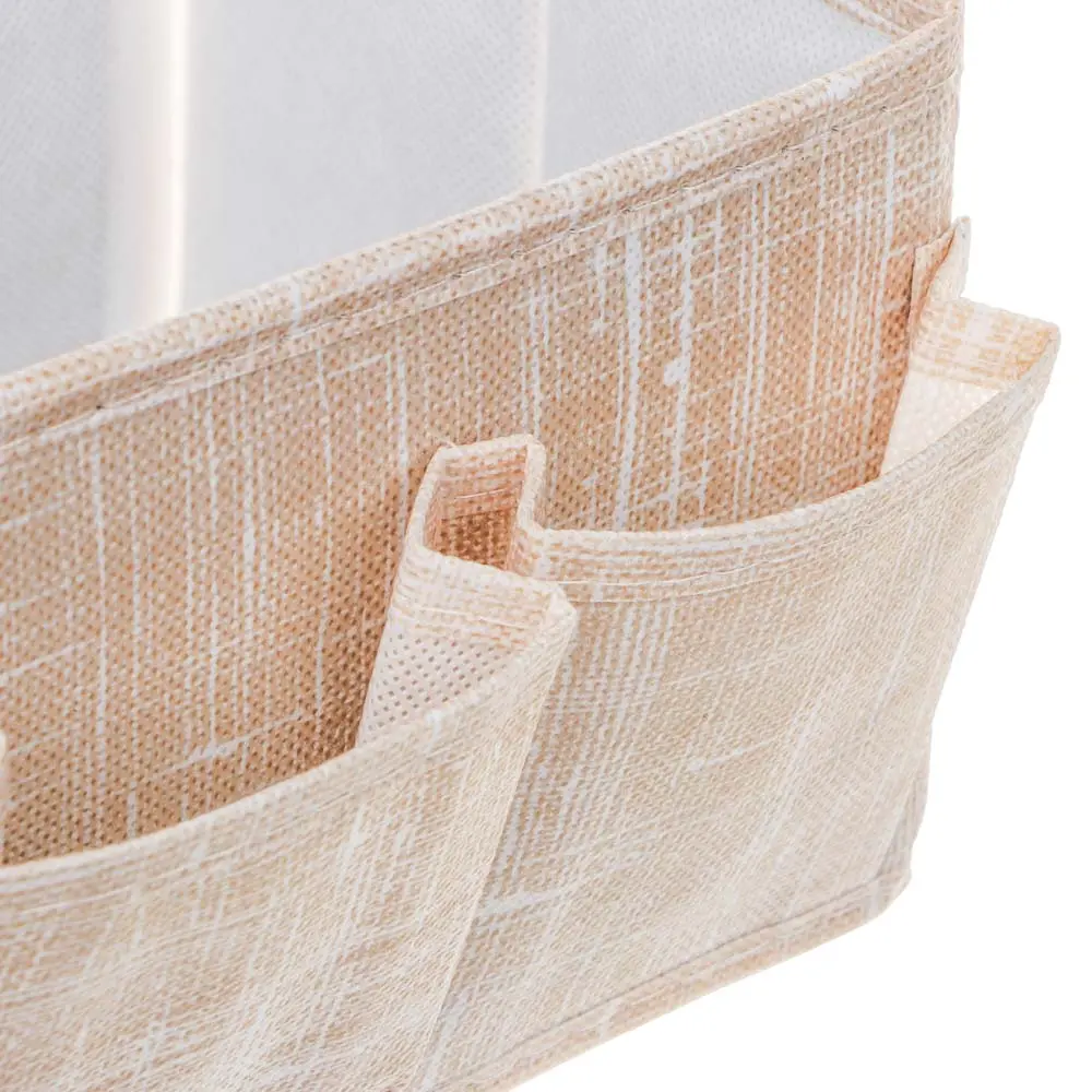Комплект коробов тм VETTA ЛЁН, текстиль, бежевый, 25х15х12см, 2 шт - #5