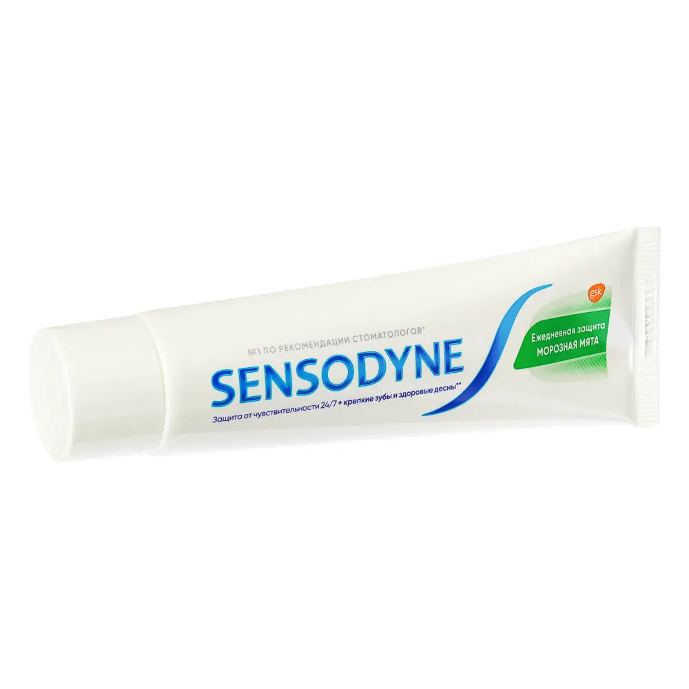 Зубная паста SENSODYNE Ежедневная защита Морозная мята/Мягкая мята, 65 г - #3