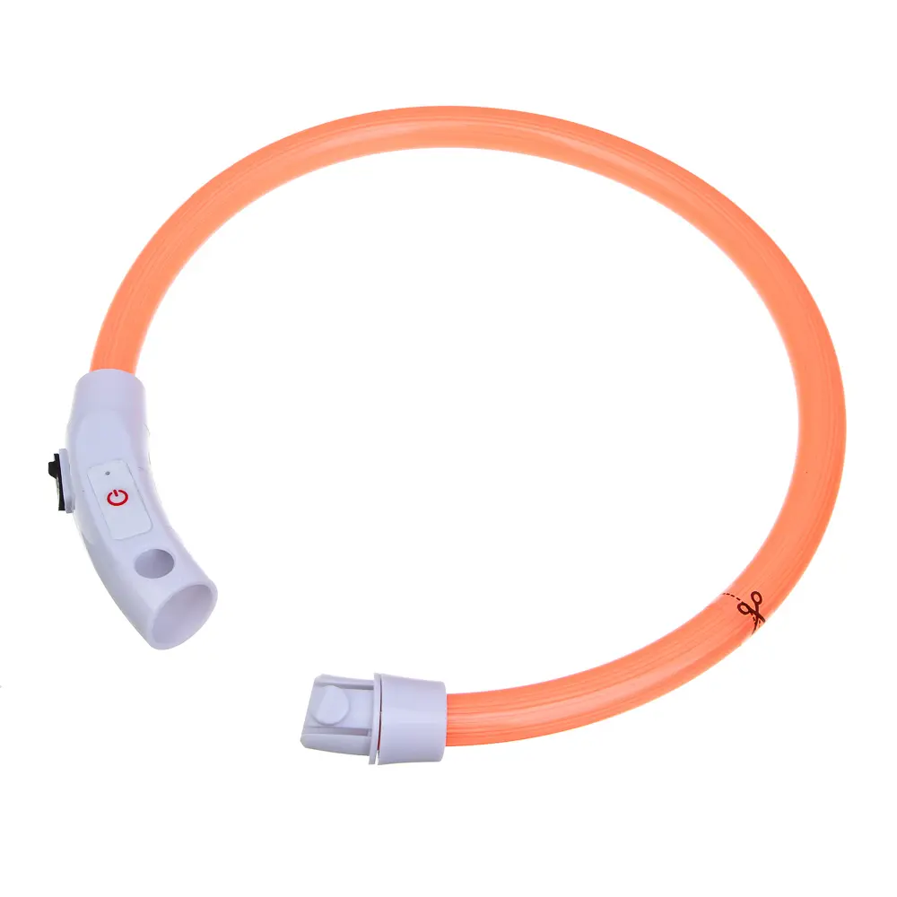VETTA Ошейник светящийся с USB зарядкой, поливинилхлорид, ABS пластик, 52,5 см - #5