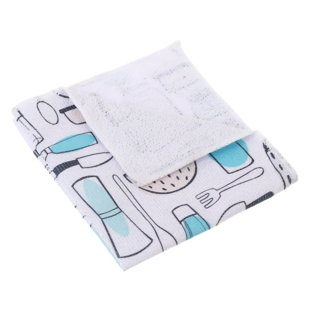 Салфетки универсальные тм VETTA 2 шт, 30x30см, микрофибра 220г/м2, 1 дизайн - #3