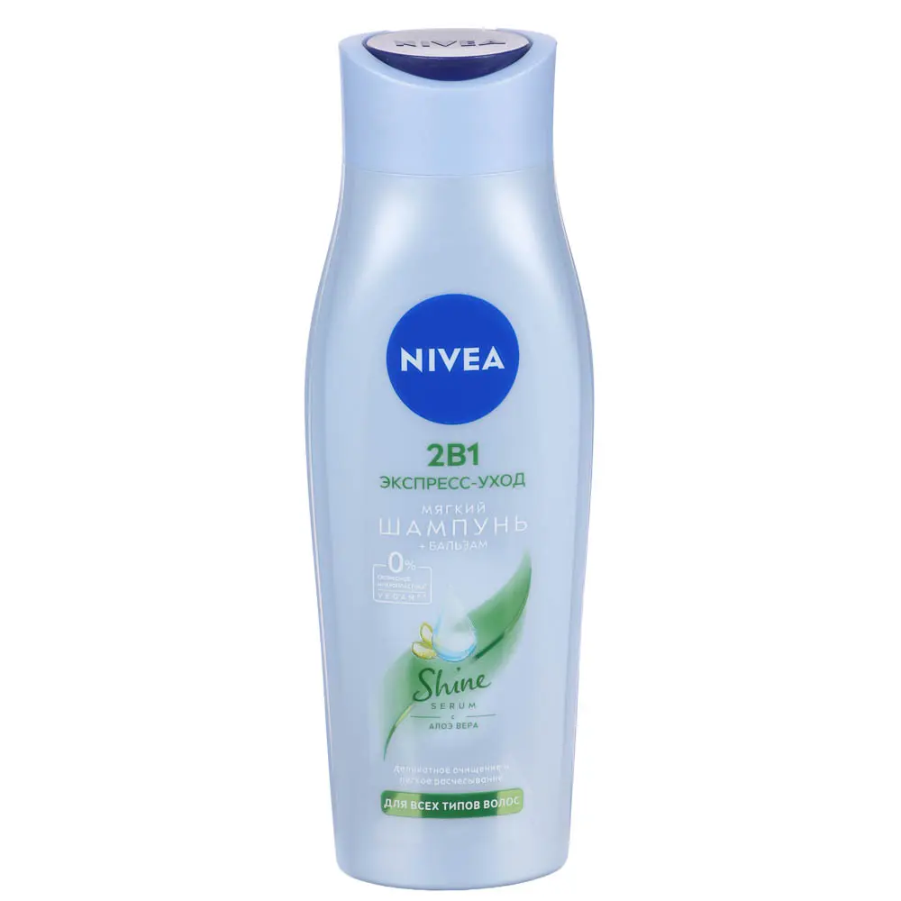 Шампунь+бальзам для волос Nivea Экспресс-уход 2в1, 250мл - #1
