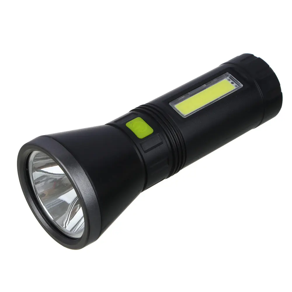 Фонарь ручной тм ЕРМАК, LED+COB, 4 режима, 1200мАч, 5,8х14,8см - #3