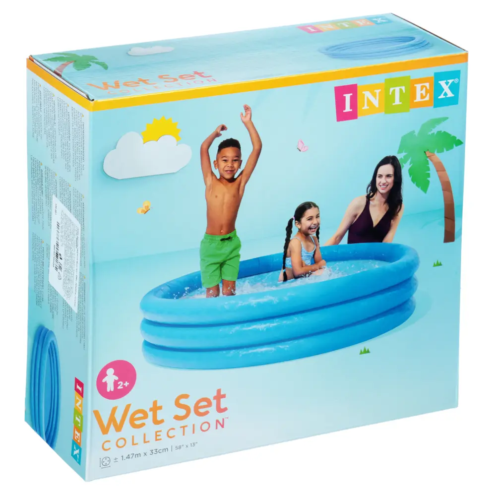 INTEX Бассейн надувной Кристалл, 288л, 147x33см, голубой, от 2 лет 58426NP - #4