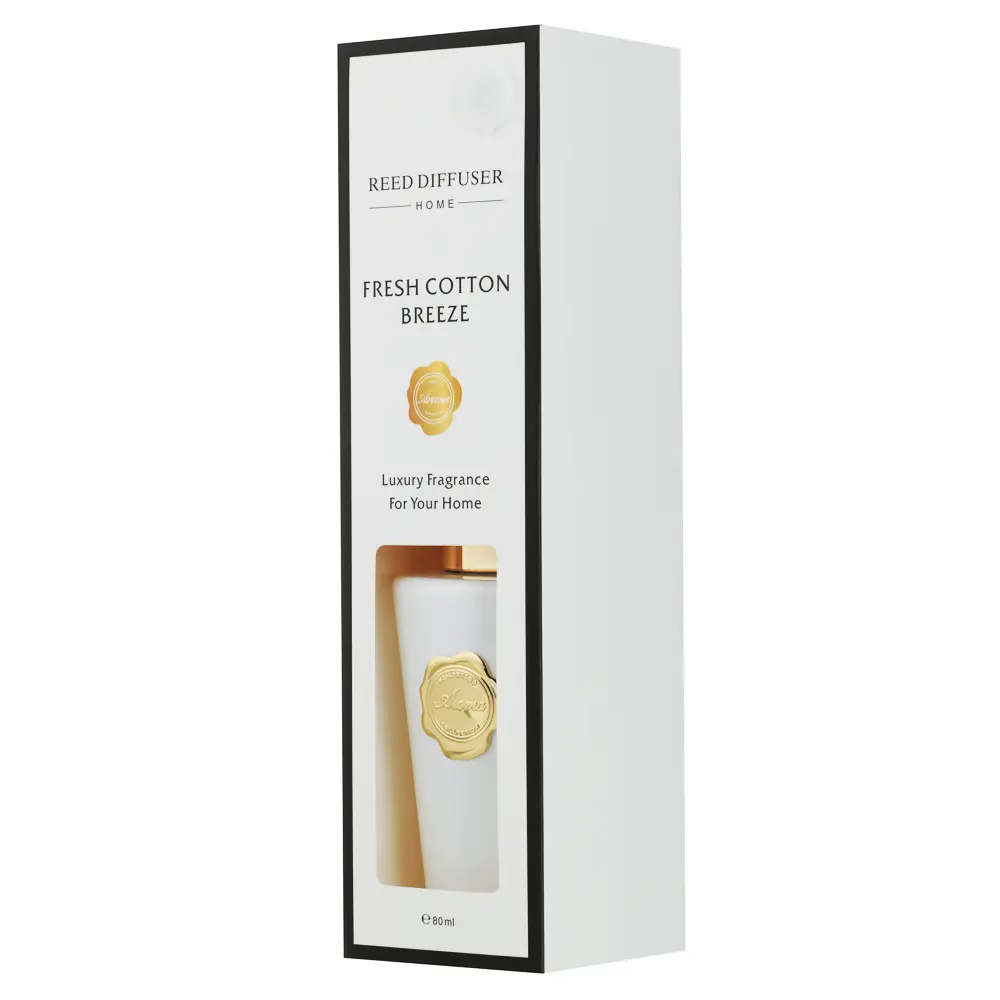 Ароматизатор диффузор тм NEW GALAXY GOLDEN COLLECTION, 80 мл., Fresh Cotton Breeze - #6