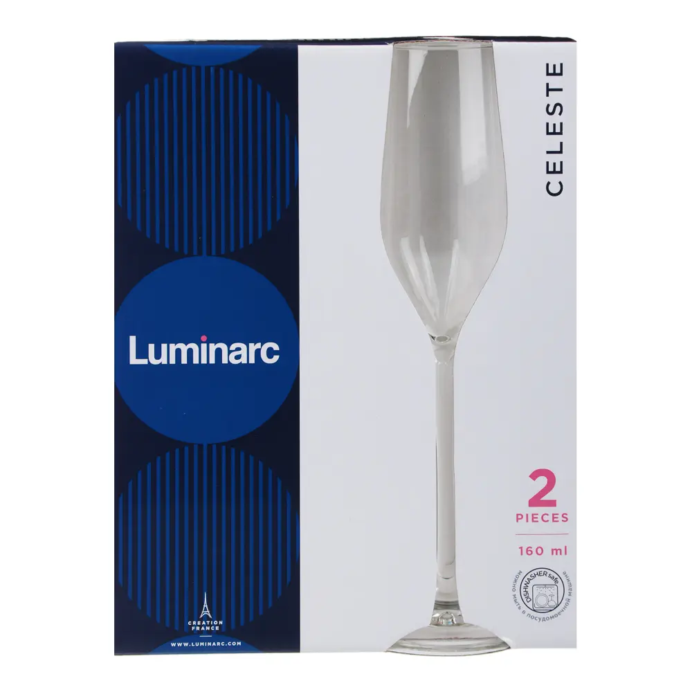 LUMINARC Селест Набор бокалов для шампанского 2шт 160мл, стекло - #5