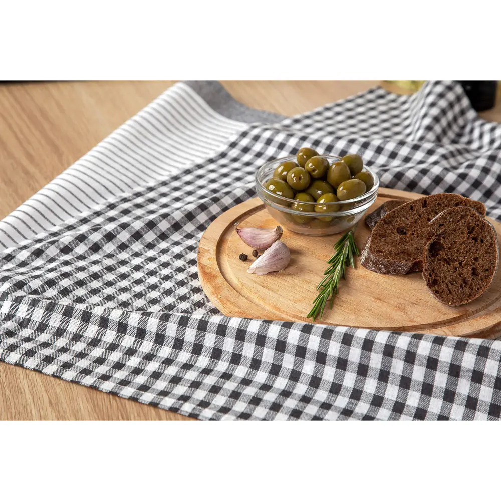 PROVANCE Комплект полотенец кухонных 4шт, 75% хлопок, 25% ПЭ 40х60см, "Классика" - #12