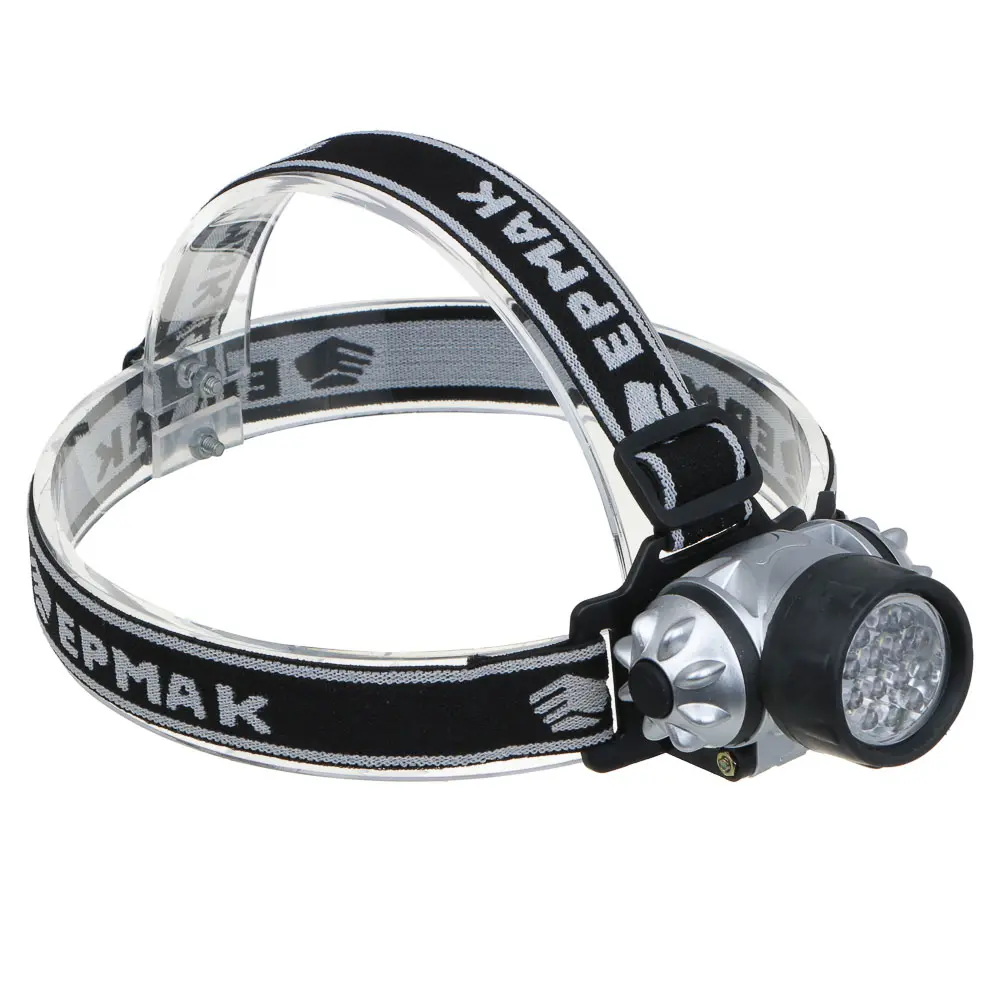 Фонарь налобный, тм ЕРМАК, 14 ярк. LED, 3xAAA, 6х4,2 см - #1