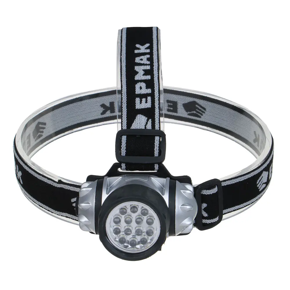 Фонарь налобный, тм ЕРМАК, 14 ярк. LED, 3xAAA, 6х4,2 см - #2