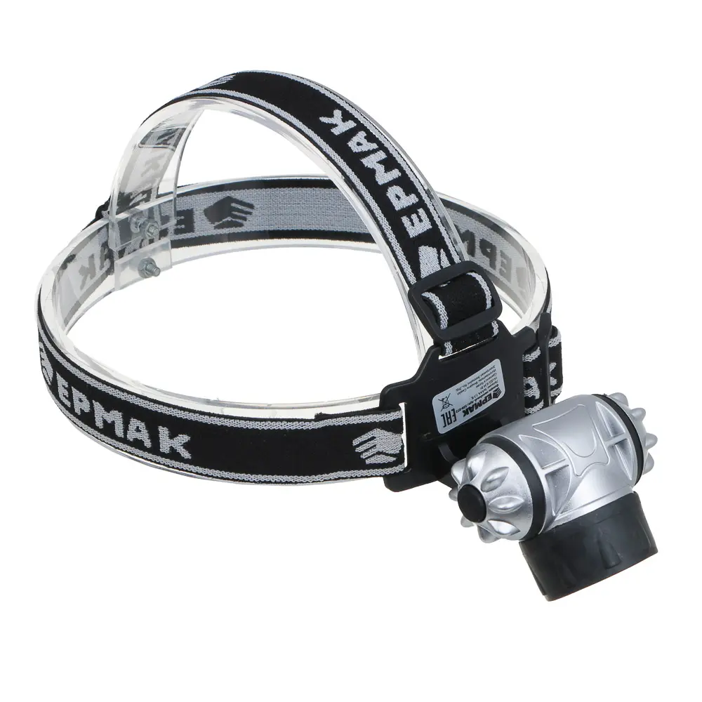 Фонарь налобный, тм ЕРМАК, 14 ярк. LED, 3xAAA, 6х4,2 см - #5