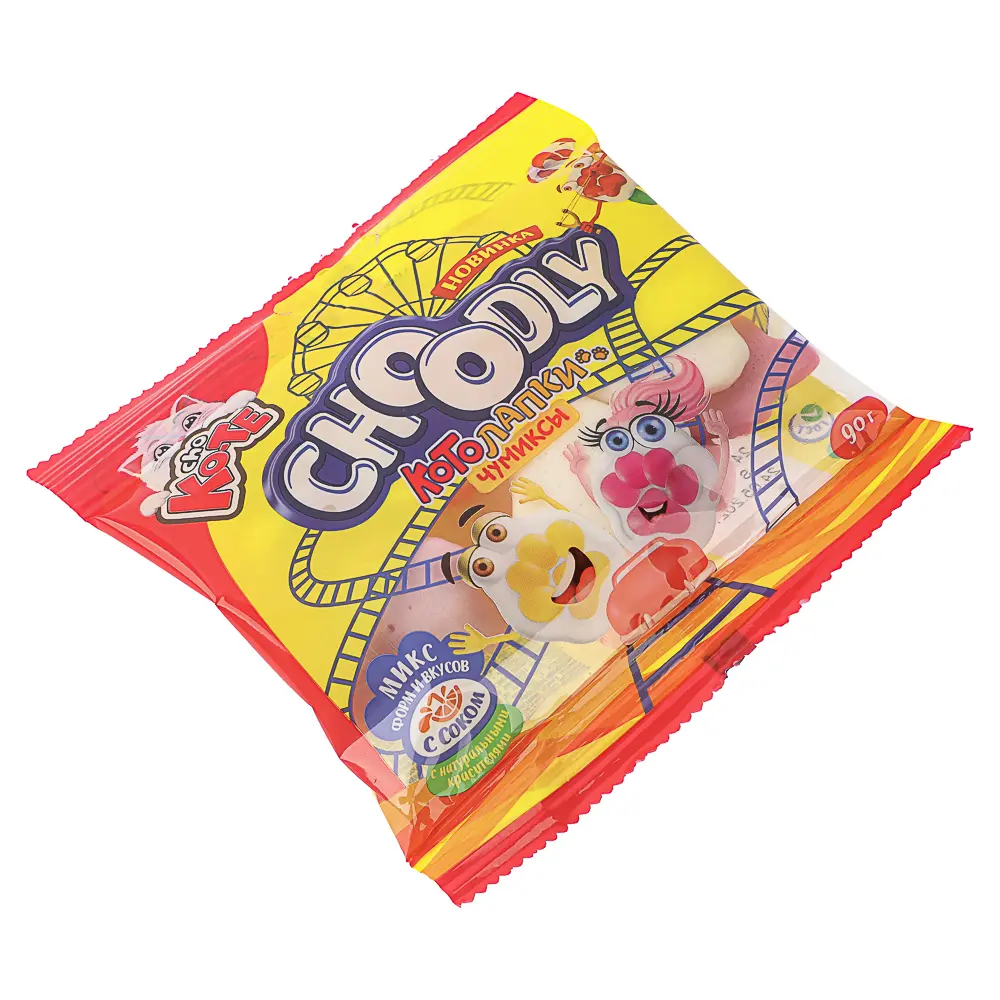 Мармелад жевательный CHOODLY Котолапки, сок 25%, 90г - #2