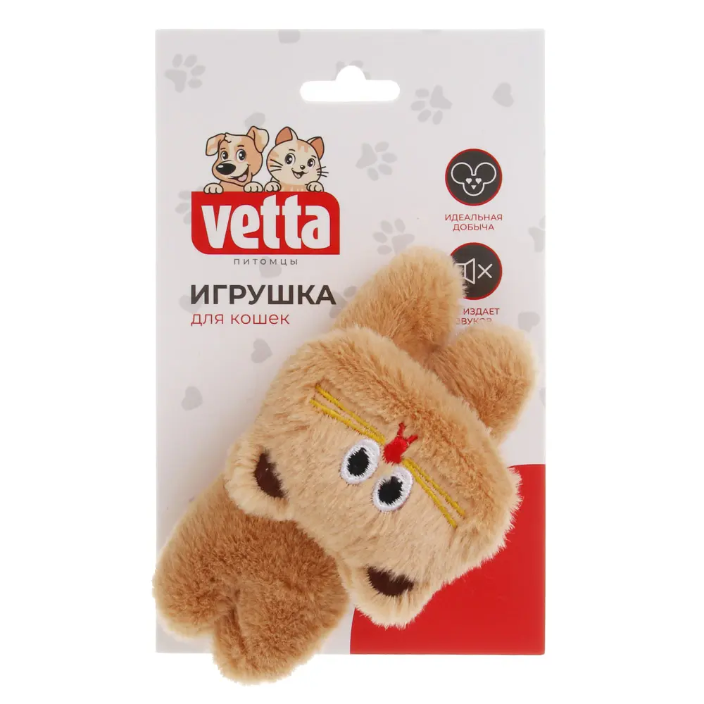 Игрушка для кошек тм VETTA, котик, ПЭ, 12 см - #5