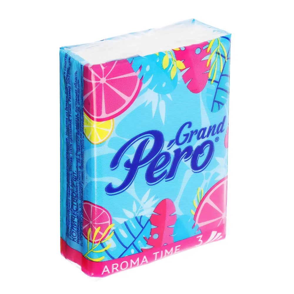 Платочки бумажные Grand Pero aroma, 3 слоя, 7шт - #7