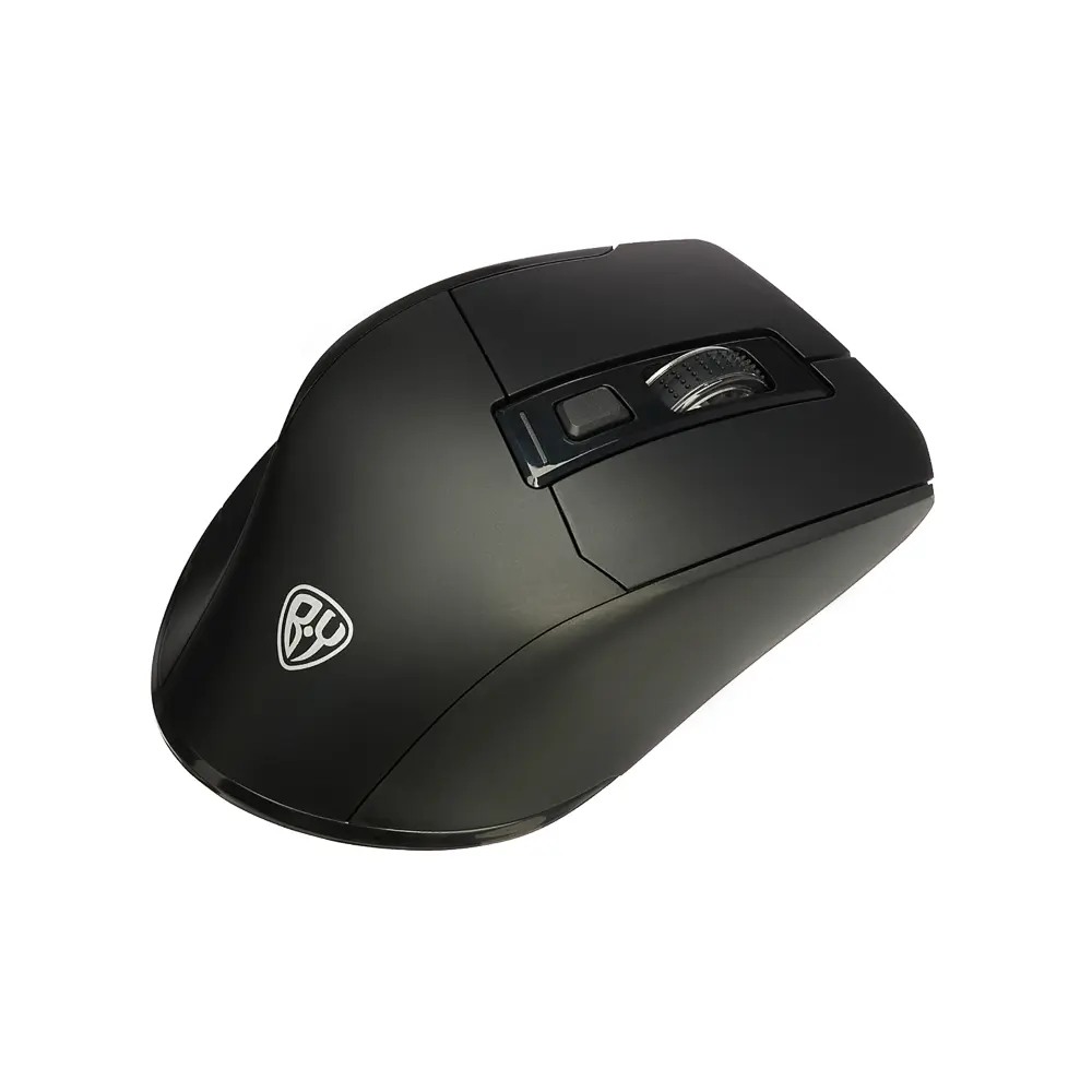 Компьютерная мышь беспроводная BY, 800-1600DPI, 6D 2.4GHz, 1xAA,"copy-paste", чёрная - #3
