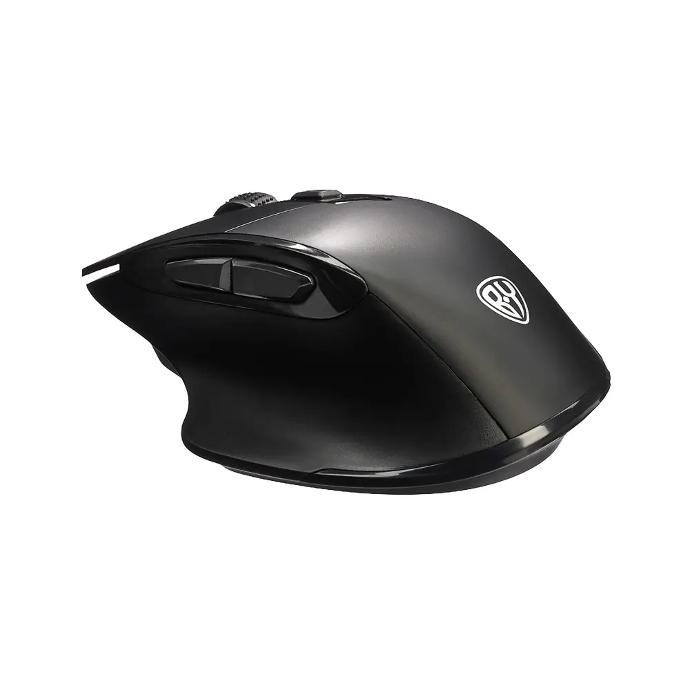 Компьютерная мышь беспроводная BY, 800-1600DPI, 6D 2.4GHz, 1xAA,"copy-paste", чёрная - #5