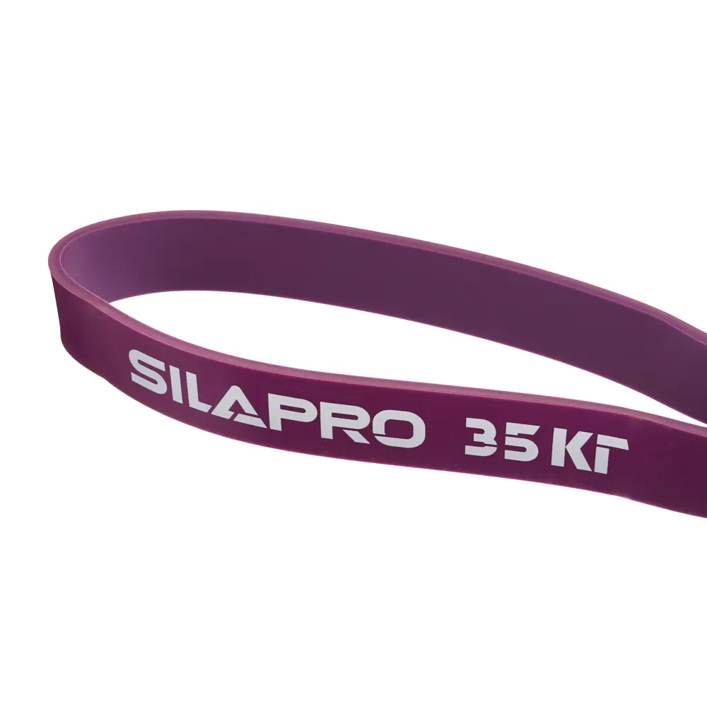SILAPRO Лента для фитнеса силовая эластичная 208х0,45х3,2см, латекс, 35 кг - #2