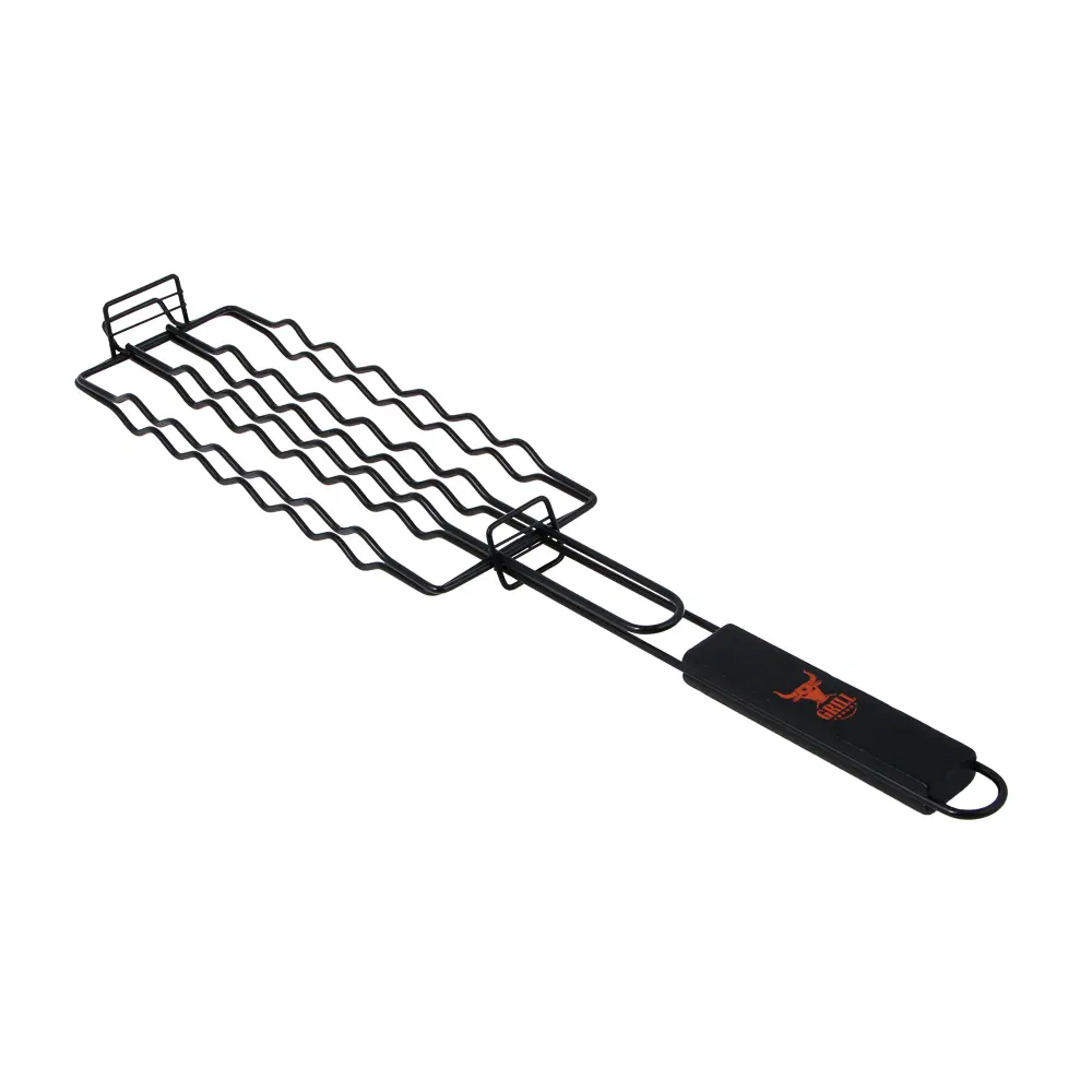 Решетка-гриль для сосисок тм GRILLBOOM, с антипригарным покрытием, 250гр, 49х9х4см - #1