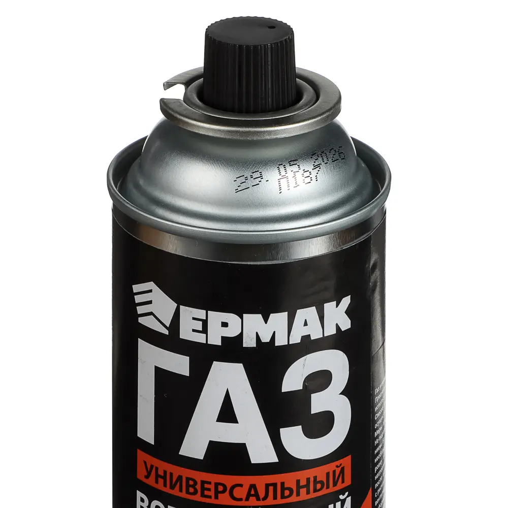 Газ для портативных плит тм ЕРМАК, всесезонный, метал. баллон 220гр, 520см3(цанг., ЕАЭС) - #9