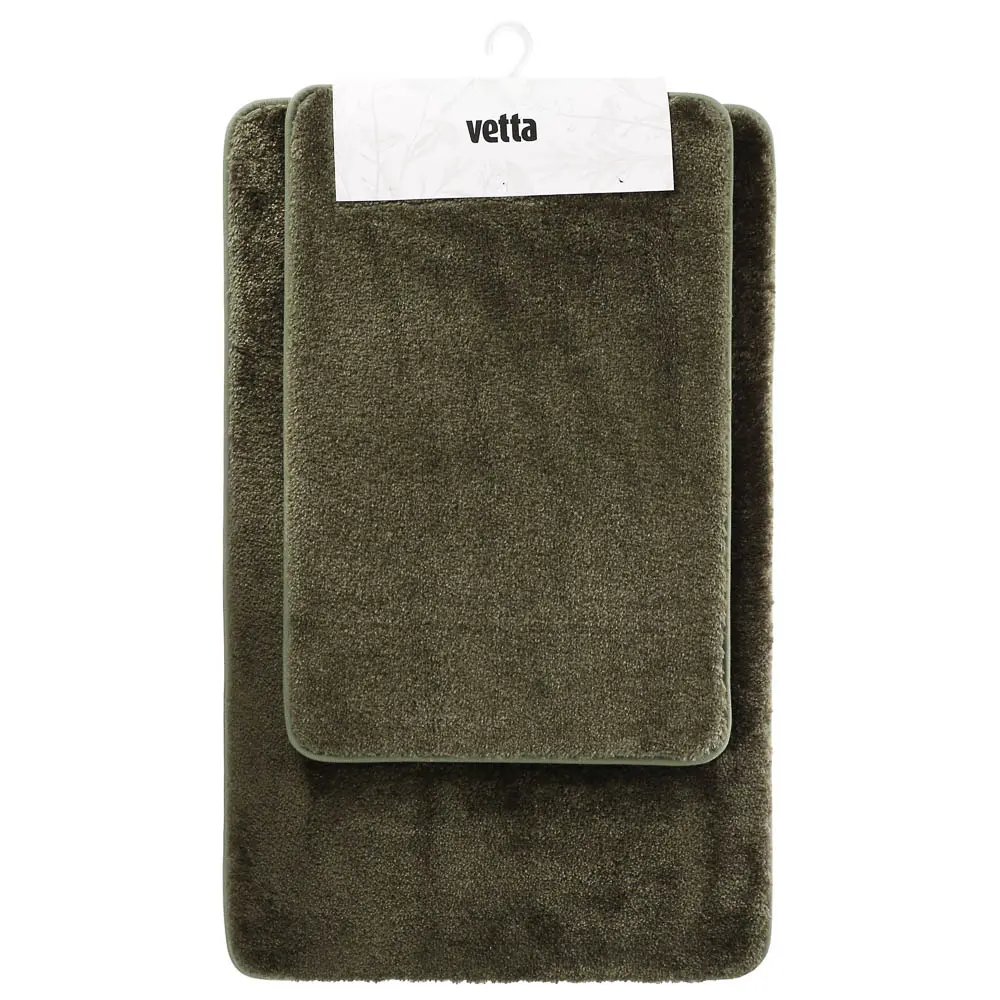 Набор ковриков для ванной тм VETTA Сенса, рашель 700г/м2, ТПР основа, 60х40см+80х50см, 2 цвета - #5