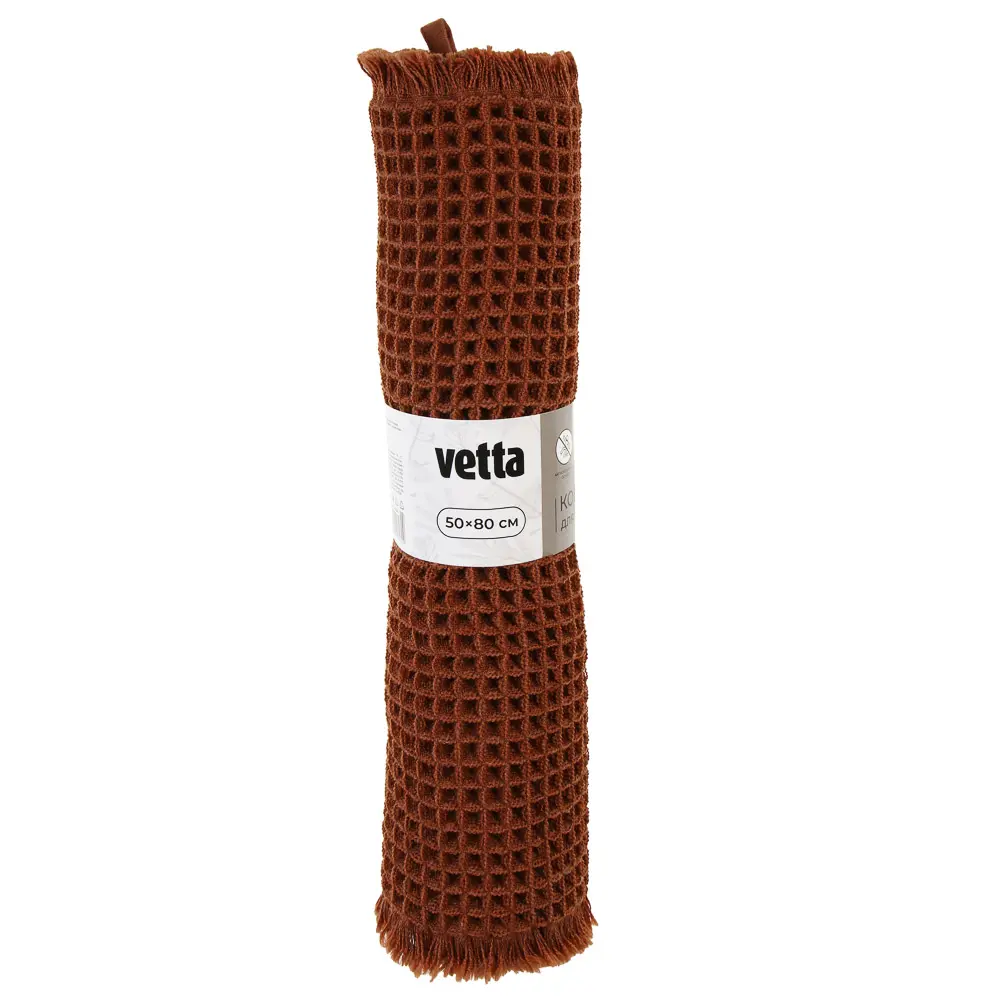 Коврик для ванной комнаты тм VETTA Сенса, полиэстер 1000г/м2, 50x80см, 2 цвета - #7