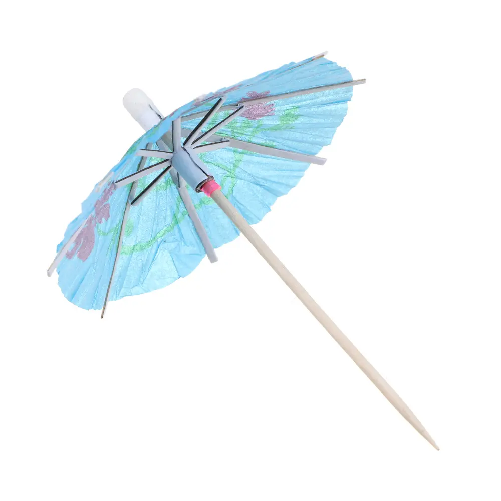 Пики декоративные тм Fntastic 30шт, 100мм, "Зонтики", цветные - #6