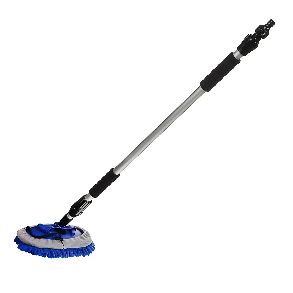 РОКОТ Щетка автомобильная для мытья, с краном, телескопическая, 96- 165см, микрофибра - #4