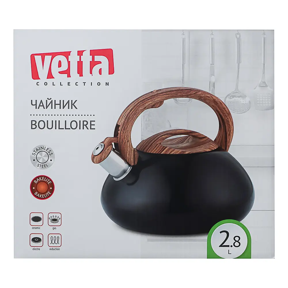 VETTA Чайник стальной 2,8л "Лоренцо", индукция - #9