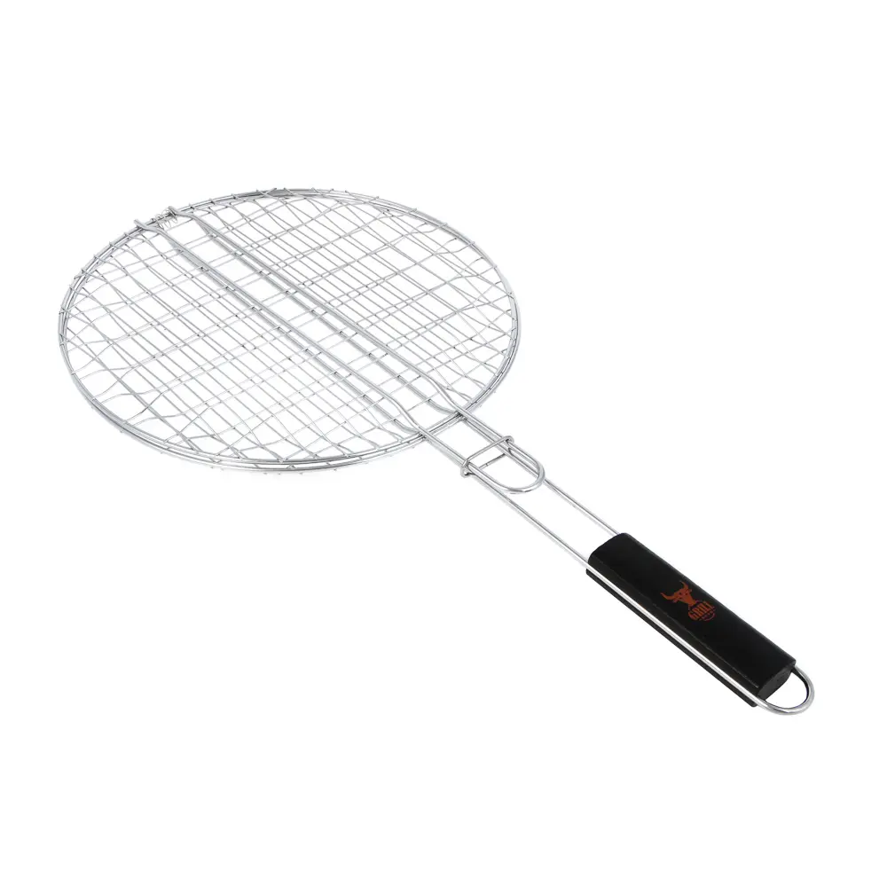 Решетка круглая тм GRILLBOOM, 550гр, 58х31х31см - #1
