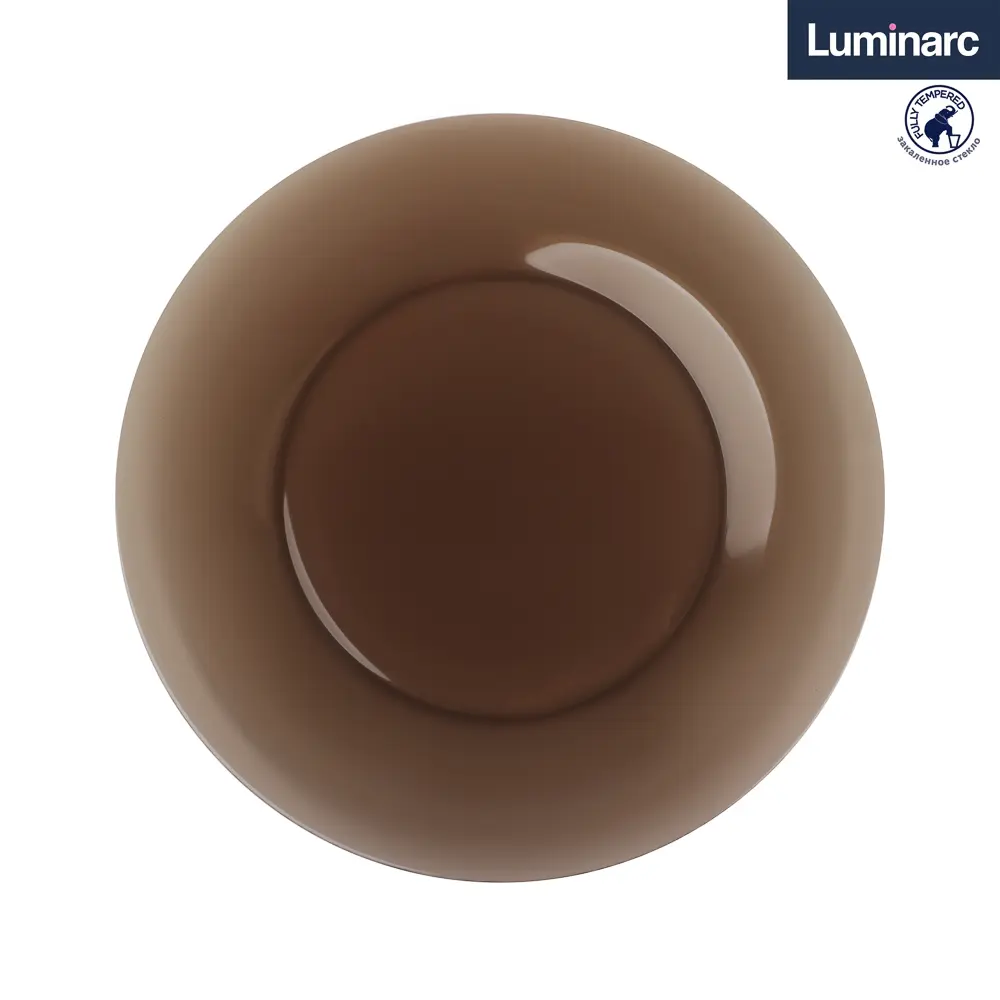 Luminarc Эклипс Амбьянте Тарелка обеденная 25см, дымчатое стекло, арт. L5086 - #1