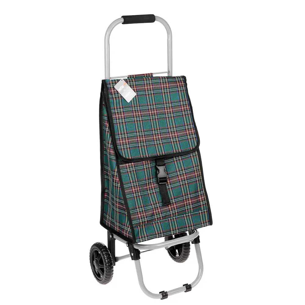 Тележка + сумка тм VETTA, до 20кг, 84x32x28см, 29 л, оксфорд, колеса ЭВА d14см - #6