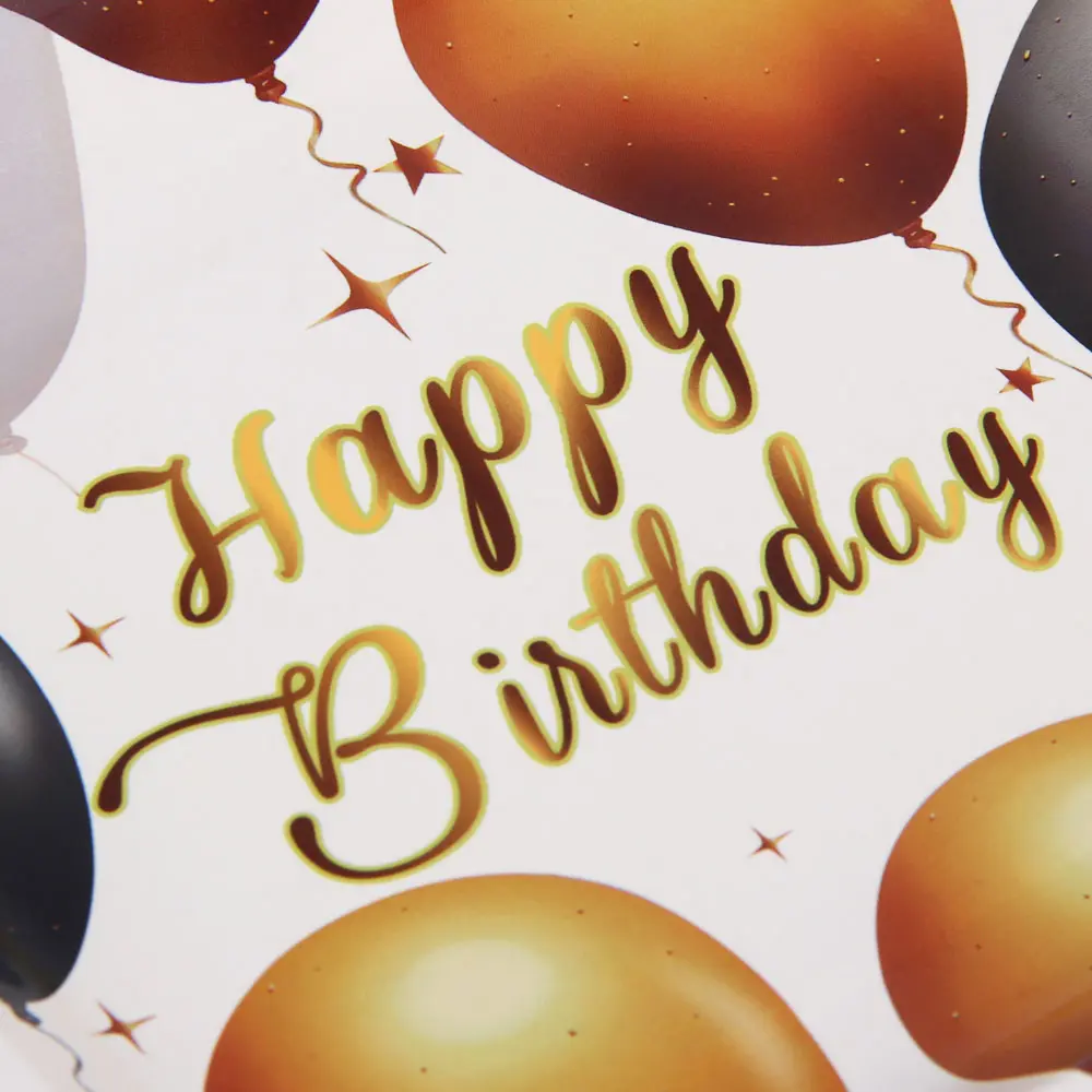 Набор тарелок бумажных тм Fntastic, 6 шт, Happy birthday! 18x18 см - #3