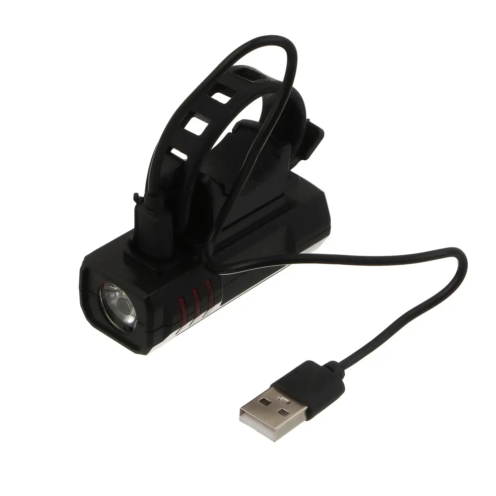 Фонарь велосипедный передний, тм BY SPORT, 3 режима, 1LED, USB - #6