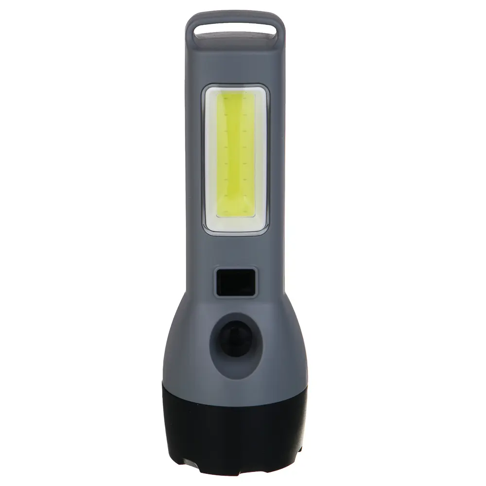Фонарь ручной тм ЕРМАК, 1200 мАч, 175х52х30 мм, 4 режима, LED+СОВ, Type-C, пластик - #3