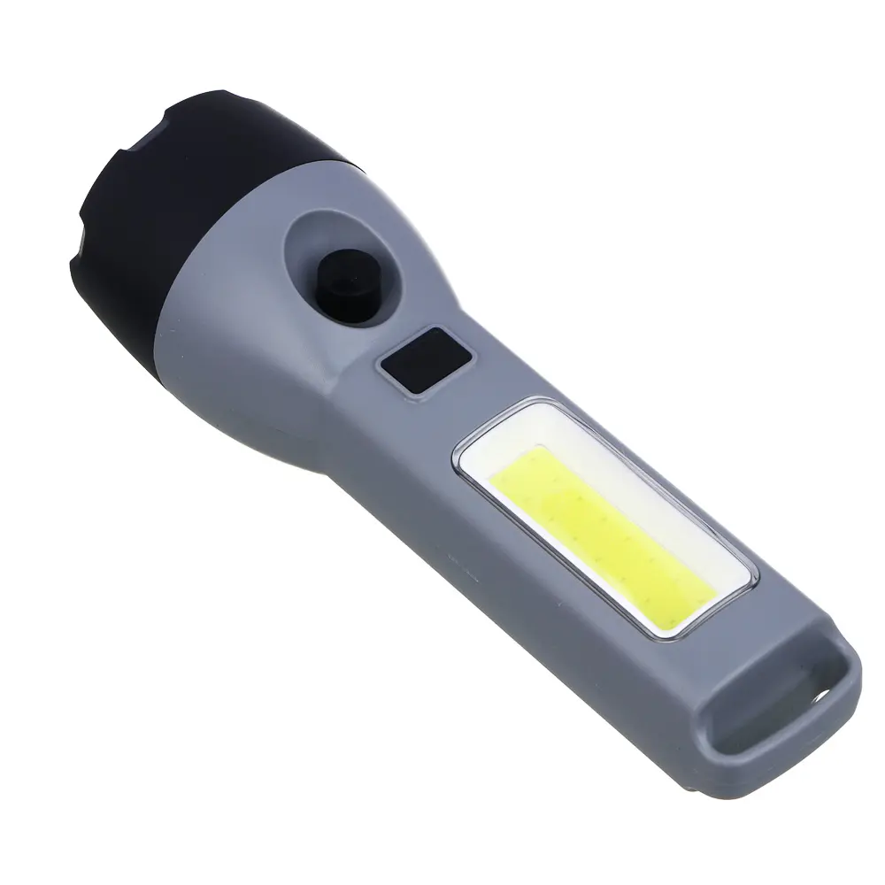Фонарь ручной тм ЕРМАК, 1200 мАч, 175х52х30 мм, 4 режима, LED+СОВ, Type-C, пластик - #5