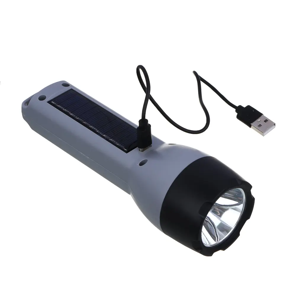 Фонарь ручной тм ЕРМАК, 1200 мАч, 175х52х30 мм, 4 режима, LED+СОВ, Type-C, пластик - #7