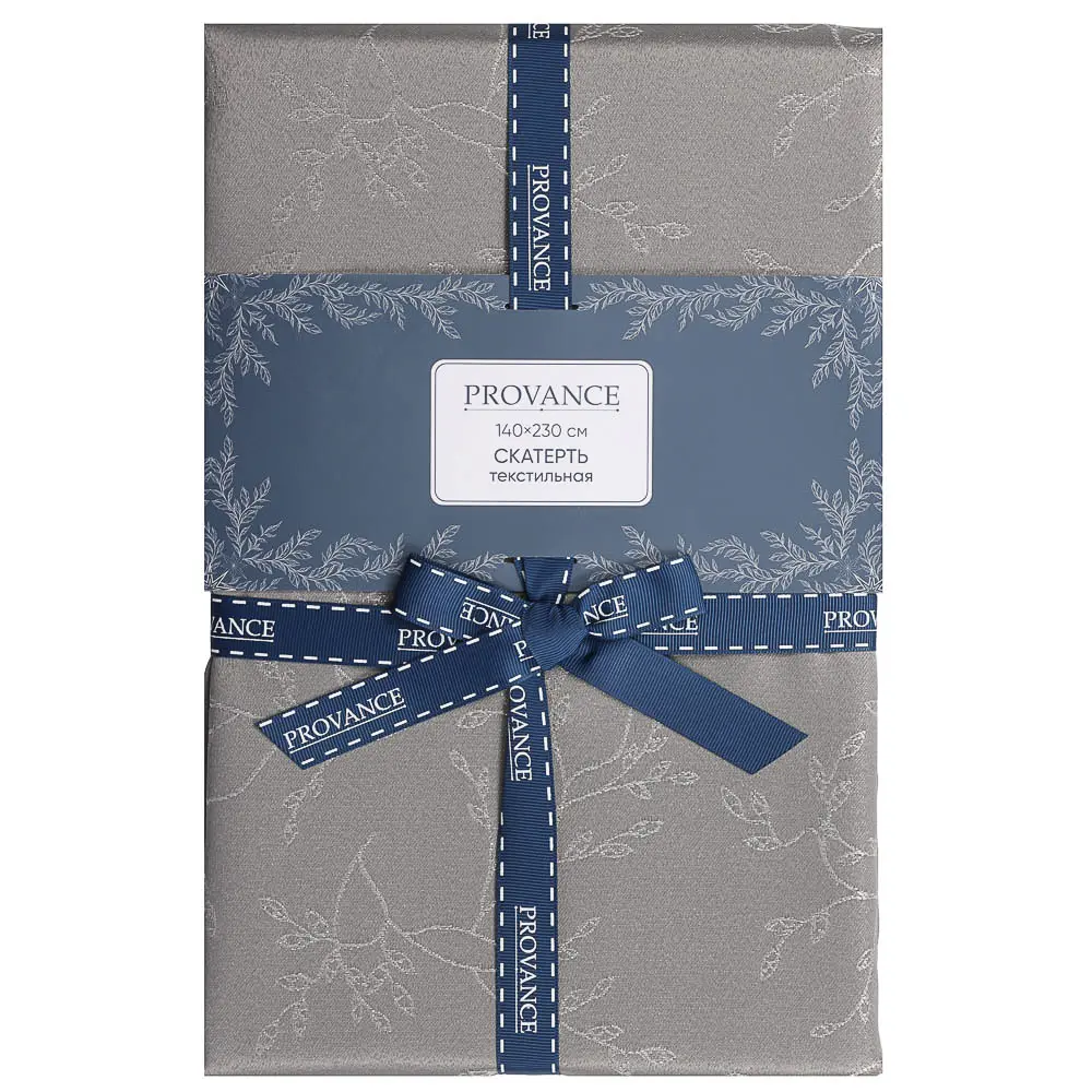 Скатерть текстильная тм PROVANCE Астрия, 140х230см, 140 г/м, 80% пэ, 20% люрекс, 2 цвета - #15