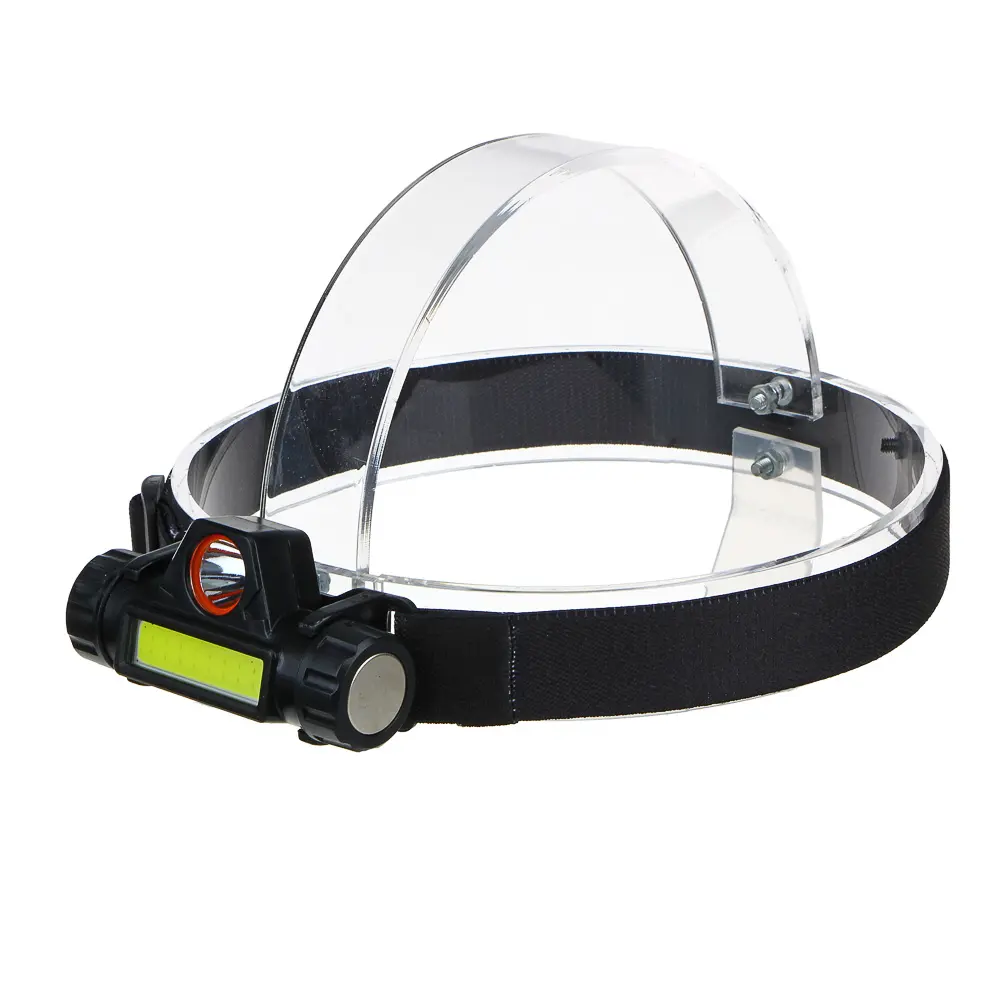 Фонарик налобный тм ЕРМАК, 800мАч, 1 COB, 1 LED, 8х3 см, 2 режима, пластик - #3