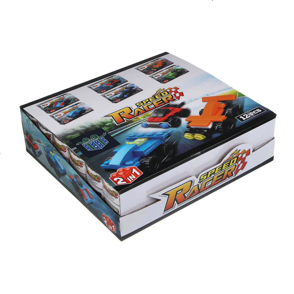 ИГРОЛЕНД Конструктор "Гонки", 13х4х7,5 см, ABS, 6 видов - #4