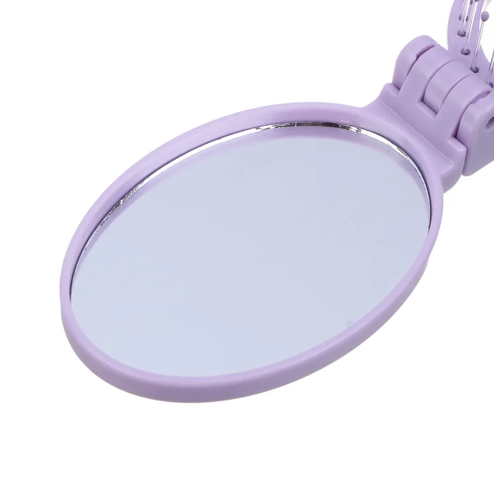 ЮНИLOOK Расческа продувная тм ЮНИLOOK, складная с зеркалом, дорожная, пластик, 17,5х5,5см, 4 цвета - #4