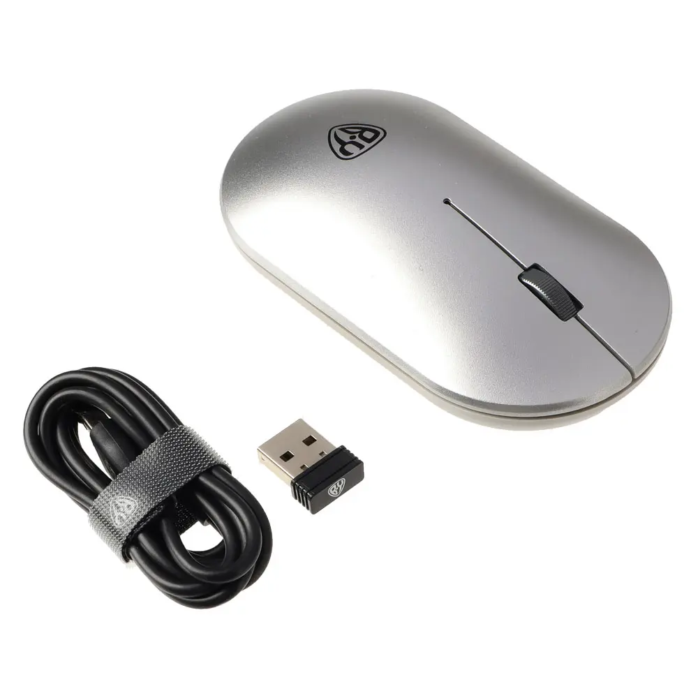 Компьютерная мышь беспроводная BY Expert, 1000/1200/1600DPI, 2.4GHz, 500мАч, белый - #6
