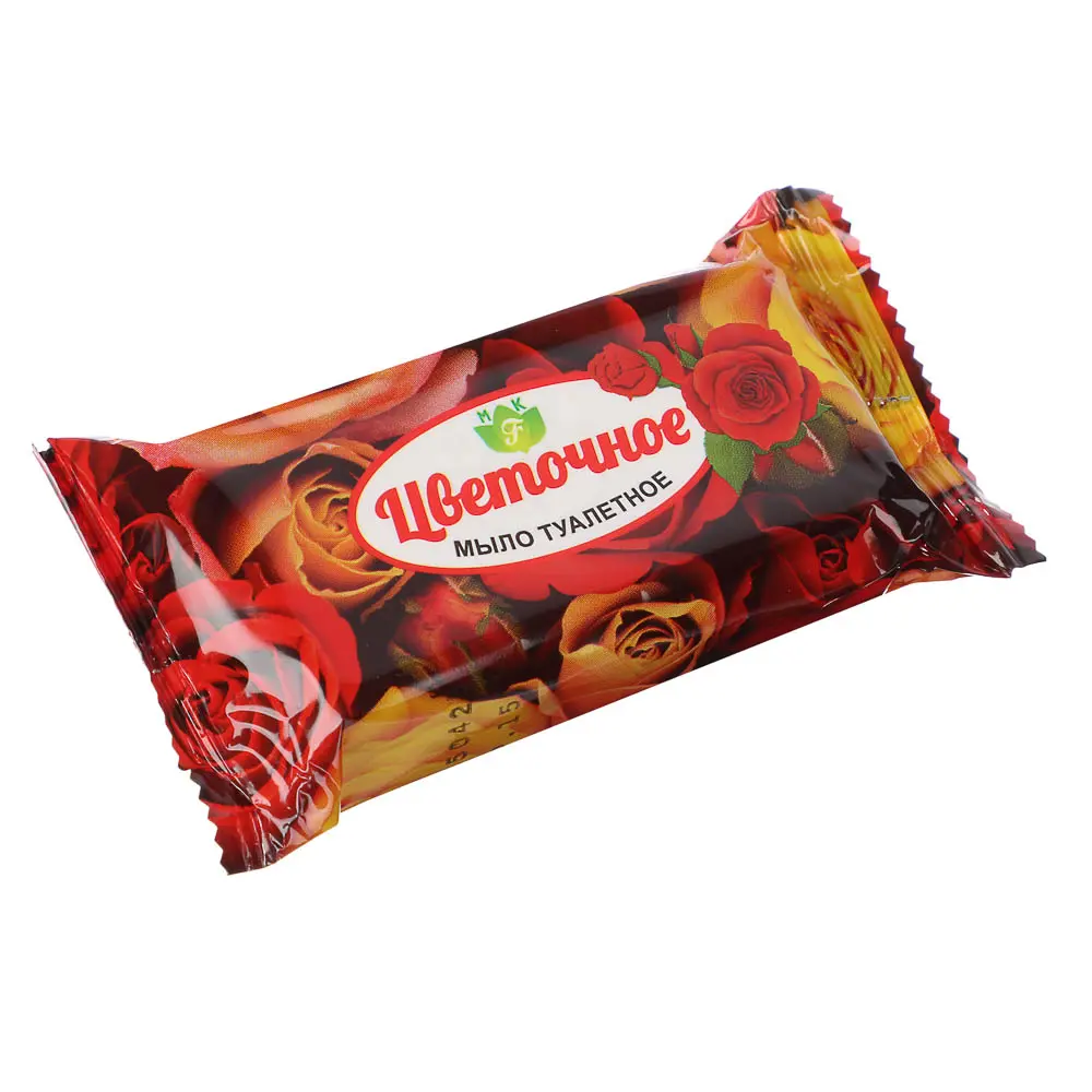 Мыло твердое Цветочное, флоу-пак, 100 г - #4