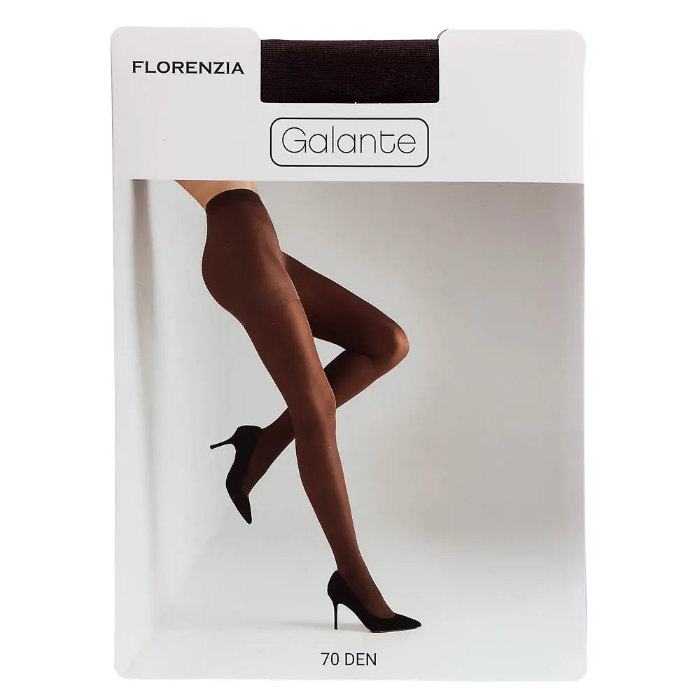 GALANTE Florenzia Колготки 70 DEN с шортиками, 84% полиамид, 16%эластан, размер 2, цвет кофейный - #1